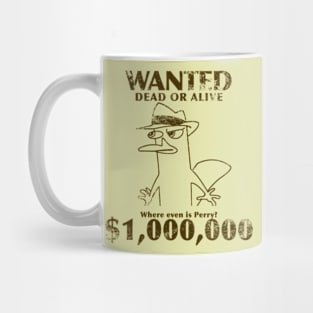 Perry the Platypus - Wanted Mug